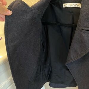 Oscar de la Renta Black Wool Jacket